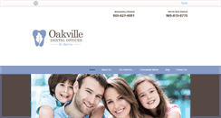 Desktop Screenshot of oakvilledentist.com